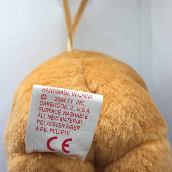 Ty Beanie Baby Retired 2004 Happy Birthday Bear Holding A Gift 5" Hanging Toy - Picture 3 of 11
